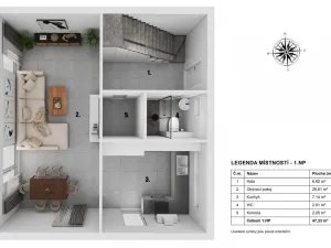 Prodej rodinného domu, Křenek, 95 m2