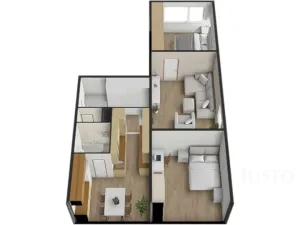 Prodej bytu 3+1, Písek - Budějovické Předměstí, třída Přátelství, 61 m2