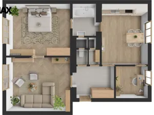 Pronájem bytu 3+kk, Hradec Králové - Pražské Předměstí, Herbenova, 78 m2