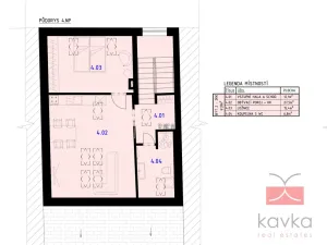 Pronájem bytu 2+kk, Humpolec, Dolní náměstí, 61 m2