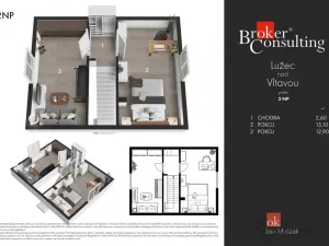 Prodej rodinného domu, Lužec nad Vltavou, Podřipská, 66 m2