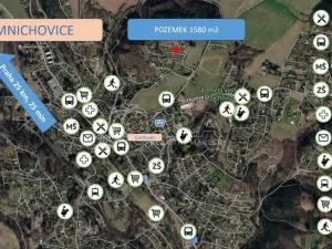Prodej pozemku pro bydlení, Mnichovice, 1580 m2