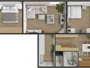 Prodej bytu 3+1, Písek, třída Přátelství, 61 m2