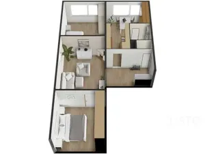 Prodej bytu 3+1, Písek, třída Přátelství, 61 m2
