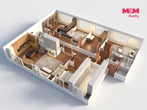 Prodej atypického bytu, Praha, Nuselská, 171 m2