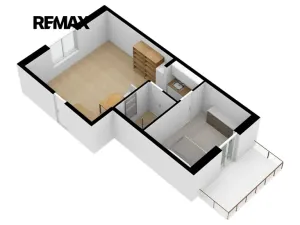 Pronájem bytu 2+kk, Plzeň, Kotíkovská, 47 m2