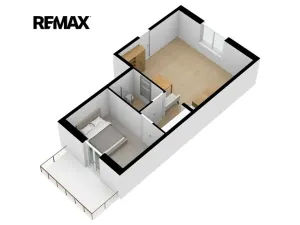 Pronájem bytu 2+kk, Plzeň, Kotíkovská, 47 m2