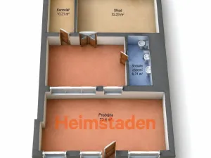 Pronájem kanceláře, Havířov - Šumbark, nám. T. G. Masaryka, 122 m2