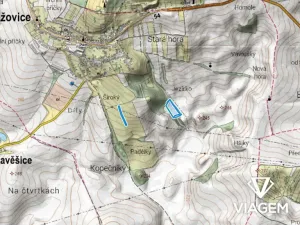 Prodej podílu pole, Strážovice, 973 m2