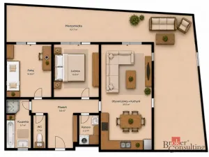 Prodej bytu 3+kk, Praha - Michle, U michelského mlýna, 87 m2