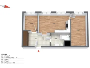 Prodej bytu 3+kk, Praha - Žižkov, Loudova, 76 m2