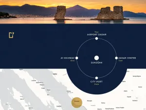 Prodej bytu 2+kk, Sukošan, Chorvatsko, 78 m2