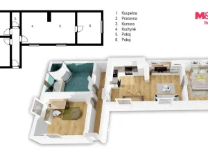 Prodej rodinného domu, Zápy, 70 m2