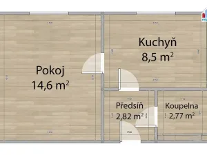 Prodej bytu 1+1, Plzeň, Partyzánská, 29 m2