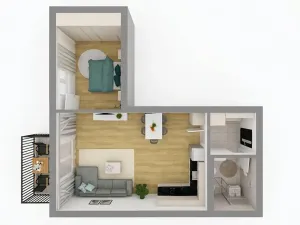 Prodej bytu 2+kk, Pasohlávky, 53 m2