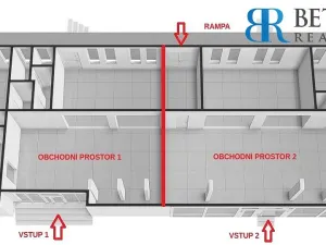 Pronájem obchodního prostoru, Přerov - Přerov I-Město, Žerotínovo nám., 373 m2