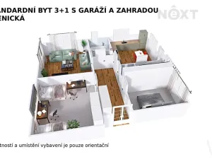 Prodej bytu 3+1, Šumperk, Jesenická, 107 m2