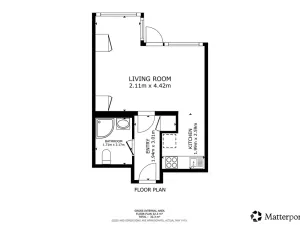 Pronájem bytu 1+kk, Praha - Libeň, Zenklova, 33 m2