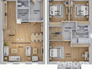 Prodej rodinného domu, Praha - Radotín, Na Krupičárně, 96 m2