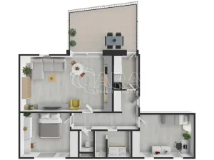 Pronájem bytu 3+kk, Tursko, Krátká, 74 m2