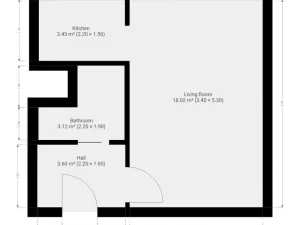 Pronájem bytu 1+1, Praha - Chodov, Benkova, 31 m2