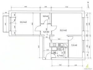 Prodej bytu 3+kk, Klobouky u Brna, Sídliště 17. dubna, 55 m2