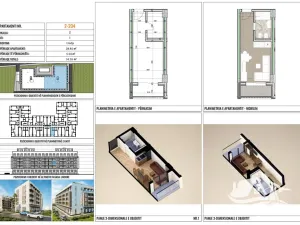 Prodej bytu 1+kk, Golem, Albánie, 34 m2