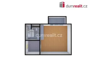 Pronájem bytu 1+kk, Praha - Vysočany, Moravcových, 46 m2