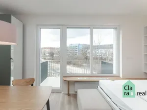 Pronájem bytu 1+kk, Praha - Vysočany, Piskáčkových, 28 m2
