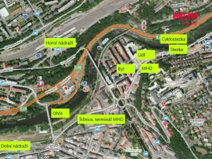 Pronájem bytu 1+1, Karlovy Vary, Jateční, 40 m2