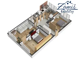Prodej bytu 3+1, Kladno - Kročehlavy, Vrchlického, 75 m2