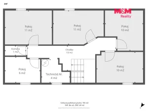 Prodej rodinného domu, Králův Dvůr - Počaply, nám. 1. máje, 155 m2