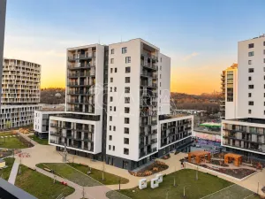 Pronájem bytu 1+kk, Praha - Modřany, Mezi vodami, 34 m2