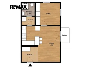 Pronájem bytu 2+kk, Zbůch, Brigádnická, 40 m2