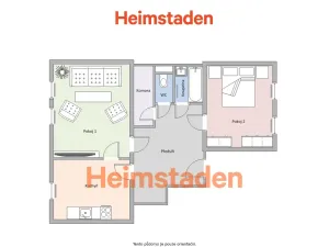 Pronájem bytu 2+1, Karviná - Nové Město, Zakladatelská, 70 m2