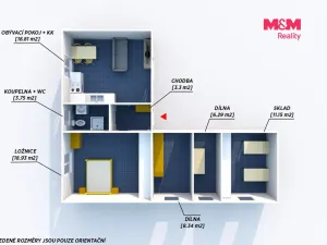 Prodej rodinného domu, Mořina - Trněný Újezd, 44 m2