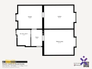 Pronájem bytu 2+1, Olomouc - Lazce, Lazecká, 63 m2