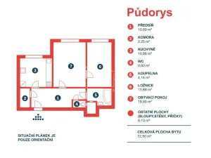 Prodej bytu 2+1, Praha - Vinohrady, Rumunská, 64 m2