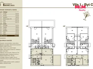 Prodej atypického bytu, Mokré Lazce, Generála Vlachého, 126 m2