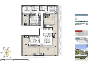Prodej bytu 4+kk, Torre Pacheco, Murcia, Španělsko, 109 m2