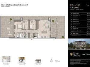 Prodej bytu 4+kk, Praha - Dolní Chabry, Velemínská, 118 m2