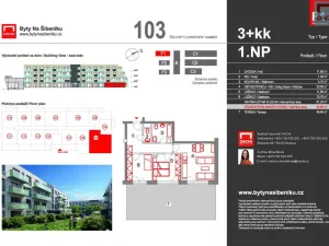 Prodej bytu 3+kk, Olomouc - Nová Ulice, Třída Jiřího Pelikána, 64 m2