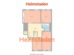 Pronájem bytu 4+kk, Ostrava - Poruba, Hlavní třída, 117 m2