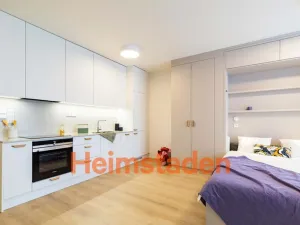 Pronájem bytu 1+kk, Praha - Holešovice, Vrbenského, 36 m2