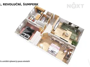 Prodej bytu 3+1, Šumperk, Revoluční, 74 m2