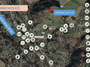 Prodej louky, Mnichovice, 11277 m2