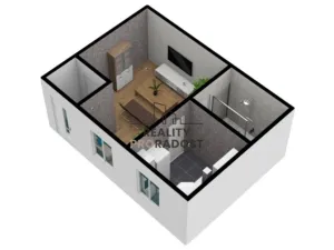 Pronájem bytu 1+1, Ostrava, Mexická, 40 m2