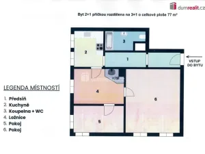 Prodej bytu 3+1, Liberec - Liberec XXXII-Radčice, Raspenavská, 77 m2