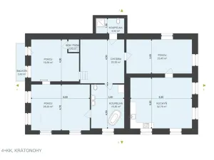 Pronájem bytu 4+kk, Kratonohy, 150 m2