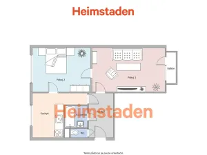 Pronájem bytu 2+1, Havířov - Město, Dlouhá třída, 55 m2